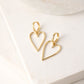 LTE Lovestruck Heart Hoop Gold