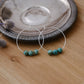 Wild Abandon Mystic Whisper Hoops Turquoise