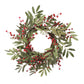 Wreath Olive Leaf Red Berries