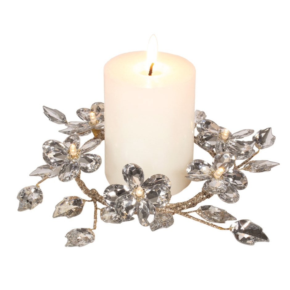 Jewel Flower Candle Ring