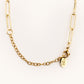 Nikki Smith Waterproof Micro Tennis Necklace Gold