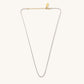 Nikki Smith Waterproof Micro Tennis Necklace Gold