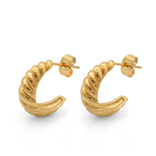 LTE Waterproof Paris Earrings Gold