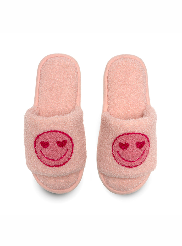 Living Royal Slippers Pink Happy Slides