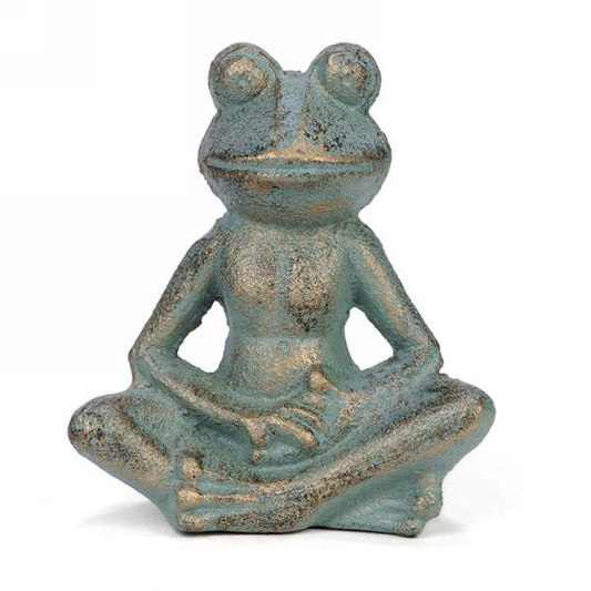 Grey Antique Metal Frog