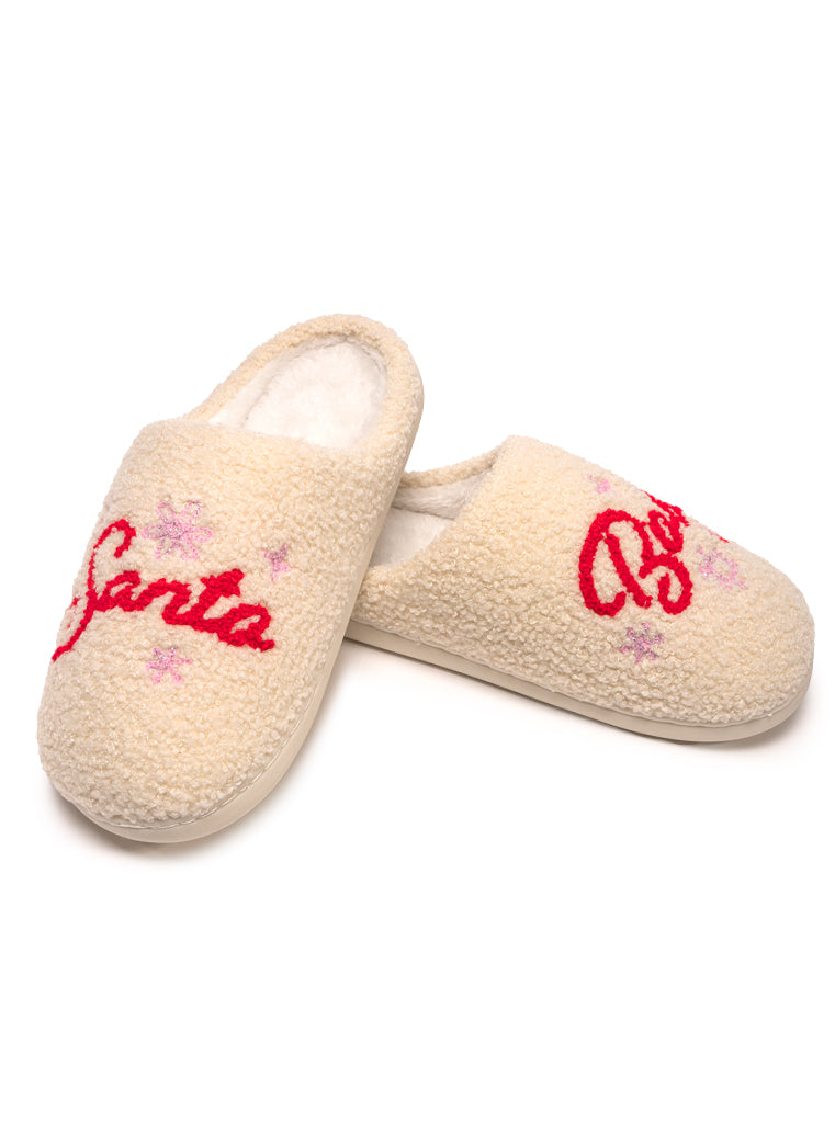 Living Royal Slippers Santa Baby