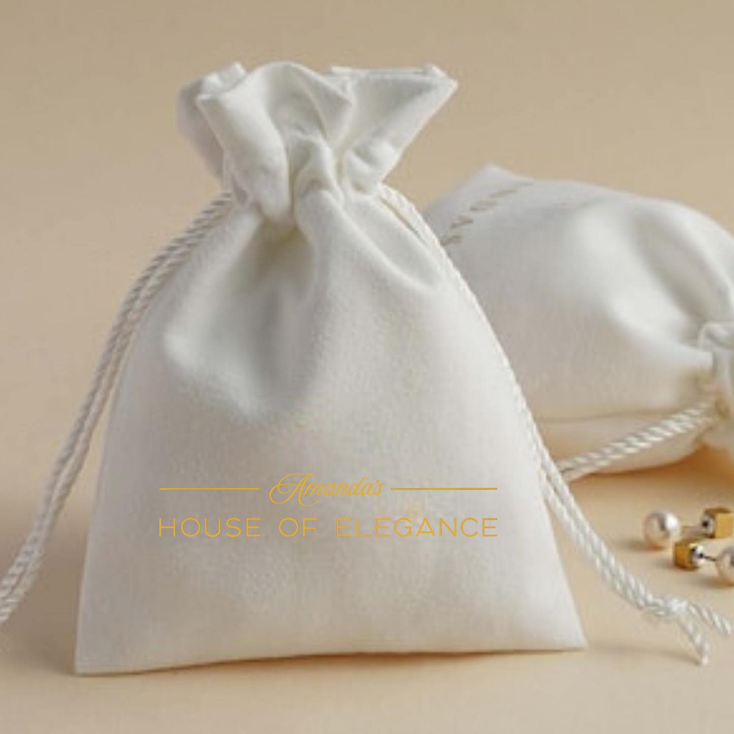 Velvet Jewellery Gift Bag, House of Elegace