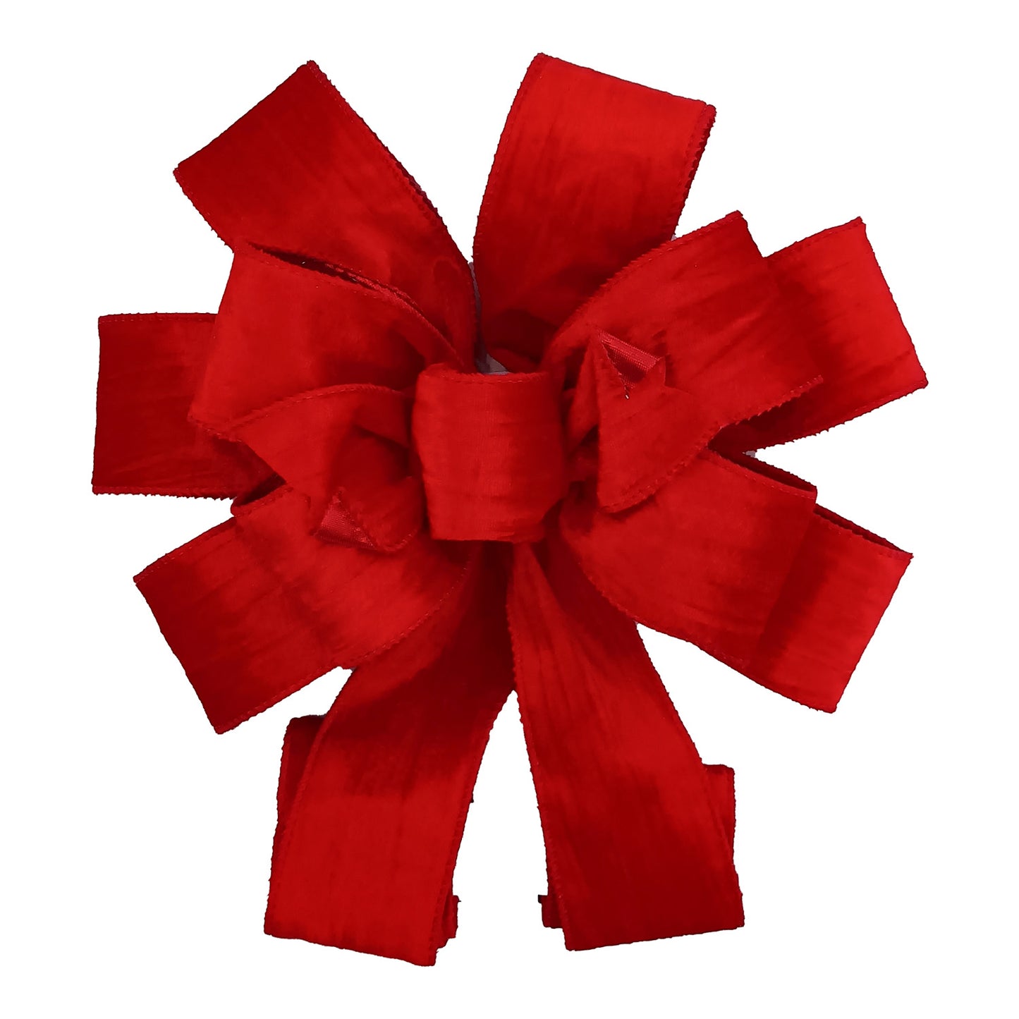 Tree Topper Bow Red Velvet 11x31