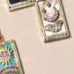 HoopLa Style Necklace Gold Tarot Card Sun