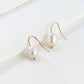 Blueyejewelry Waterproof Pearl Drop Earrings