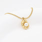 Blueyejewelry Waterproof Necklace Gold Pearl Chains