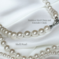 Blueyejewelry Necklace Pearl Silver