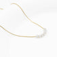 Blueyejewelry Waterproof Necklace Gold Pearl Chains