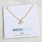 Mesa Blue Opal CZ Evil Eye Necklace