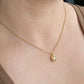 Blueyejewelry Waterproof Necklace Gold Pearl Chains