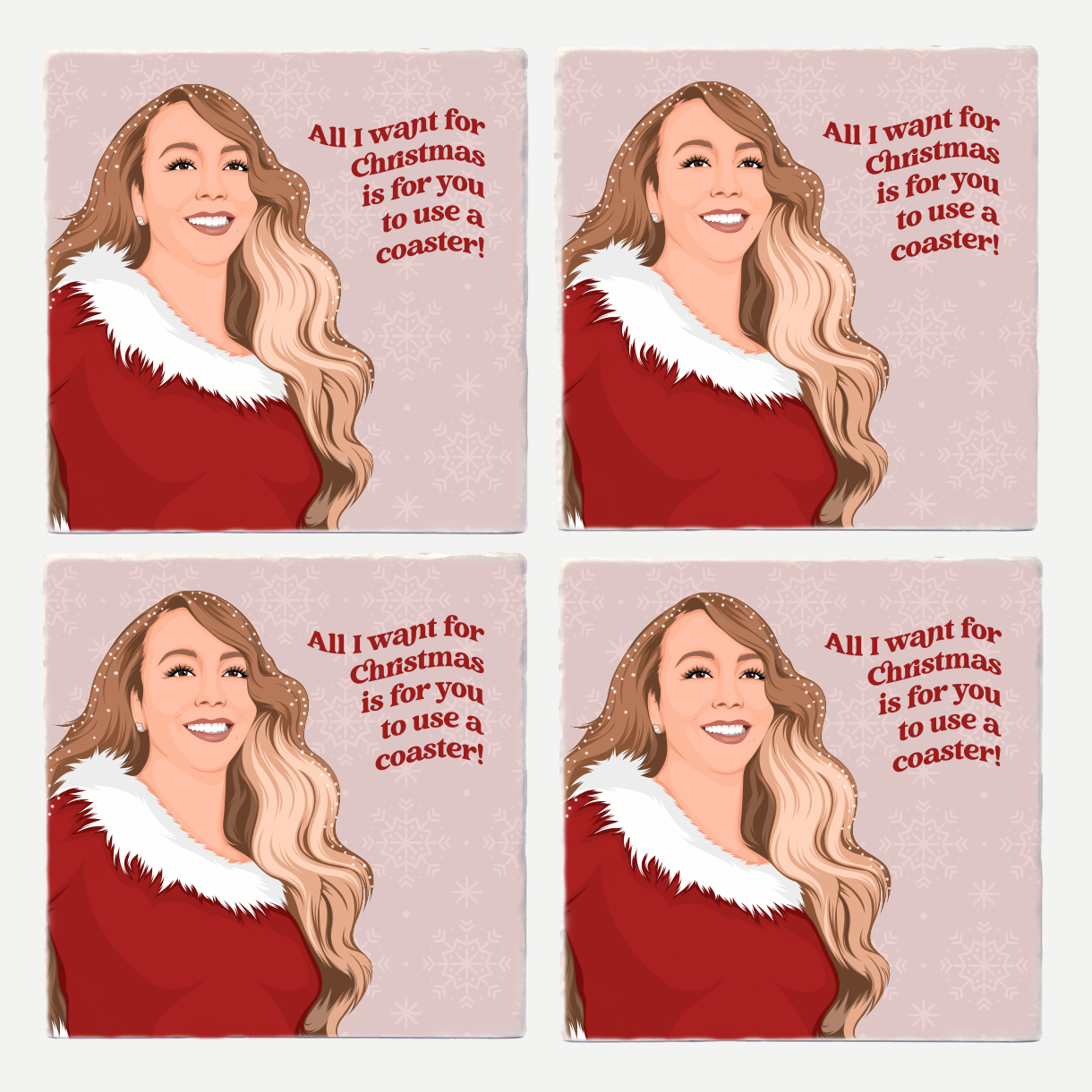 Versatile Coasters Canada All I Want For Christmas Mariah