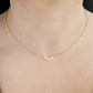 Blueyejewelry Waterproof Necklace Gold Pearl Chains