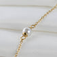 Blueyejewelry Bracelet Dainty Pearl Gold Chain