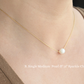 Blueyejewelry Waterproof Necklace Gold Pearl Chains