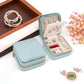 Velvet Jewelry Boxes - Square: Mint green