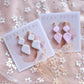 Clay Petal The Paige - Light Pink Clay Earrings
