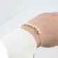 Blueyejewelry Bracelet Dainty Pearl Gold Chain