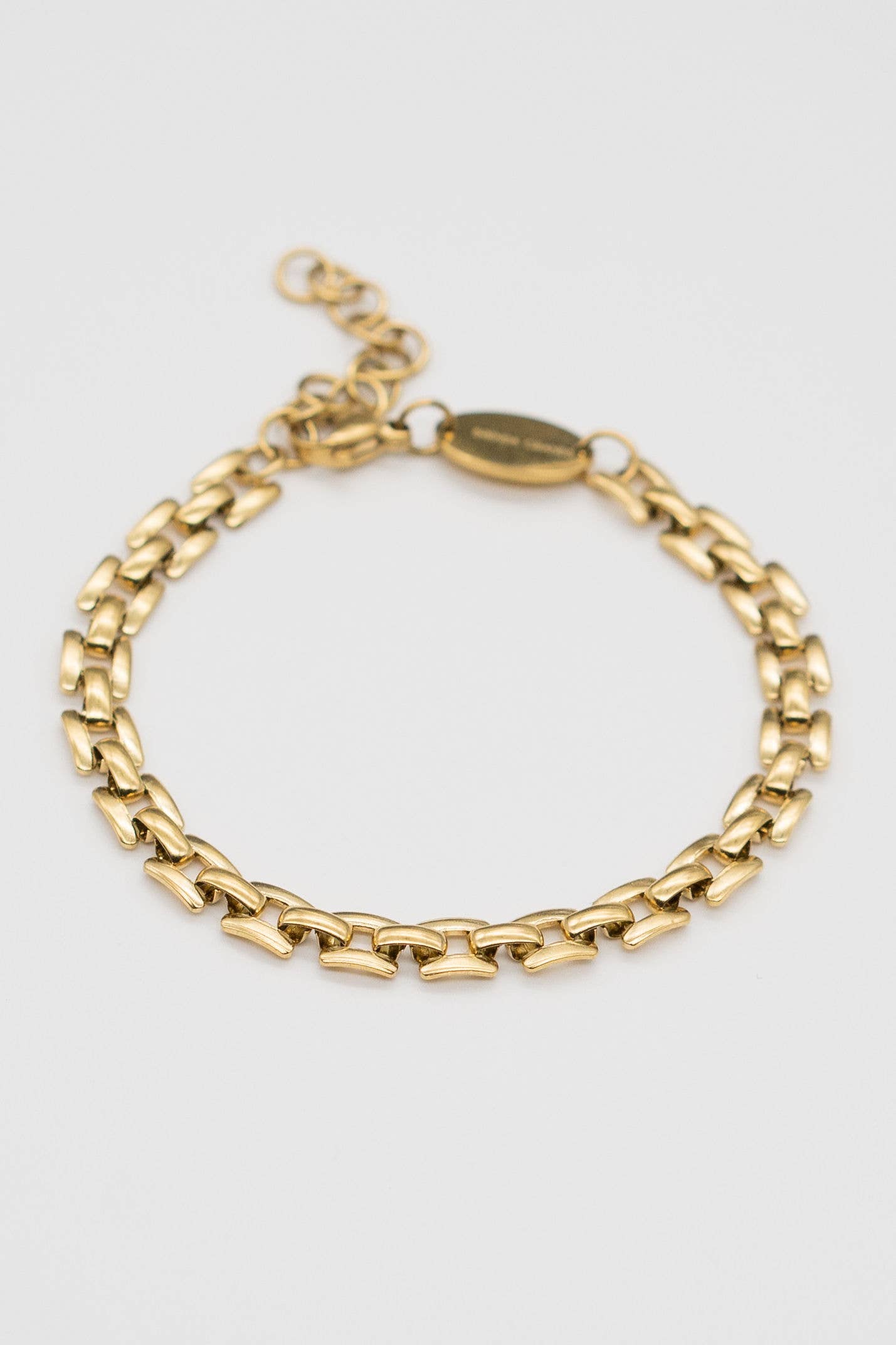 Brenda Grands Waterproof Bracelet Squared Chain