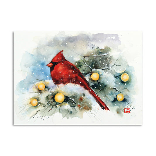 Snow Frosted Cardinal Puzzle