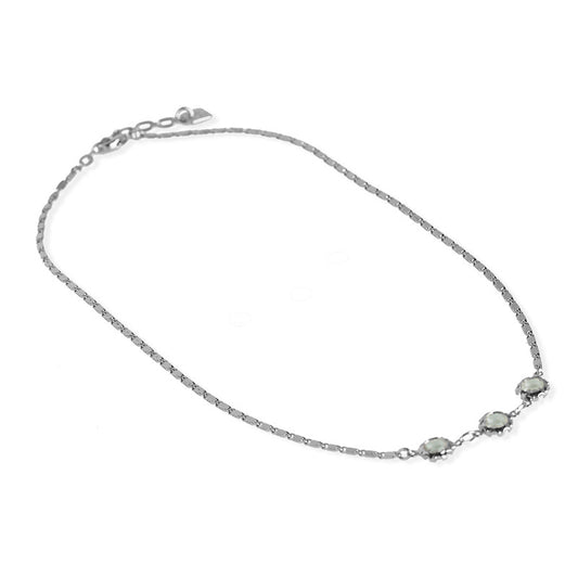 FABN Naomi Triple Crystal Silver