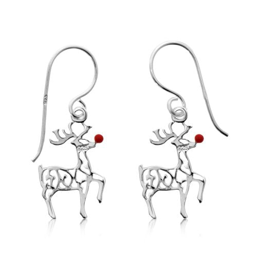 HOJE Rudolph Red Nose Dangle Silver