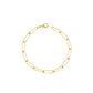 HOJB Paperclip Link Bracelet 4.7mm Gold Vermeil