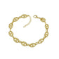 HOJB Puffed Gucci Bracelet 6mm Gold Vermeil