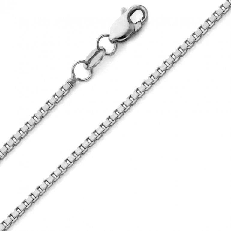 HOJN 22" Box Chain Silver