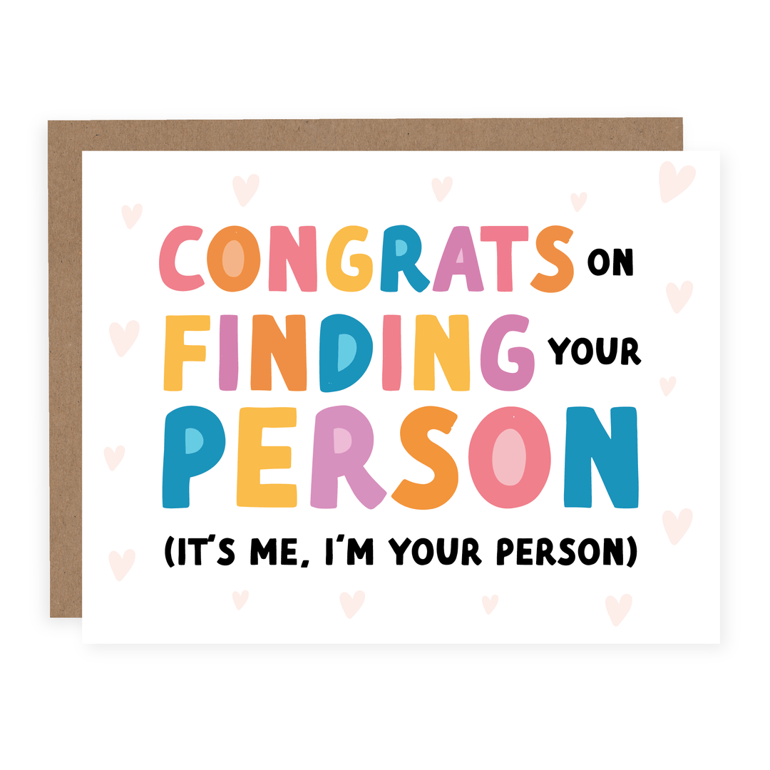 PBH Card Congrats on Finding Your Person