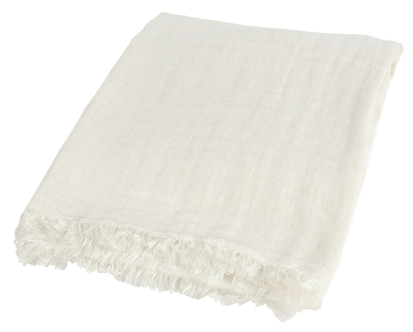 Throw-Linen Ivory