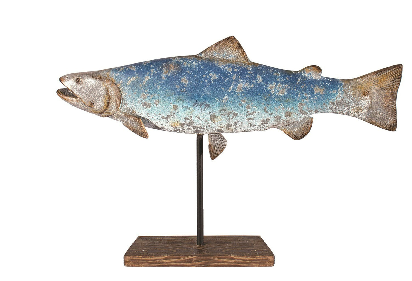 Fish on Pedestal Resin