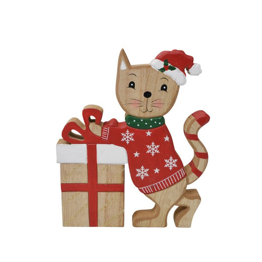 Cat with Gift