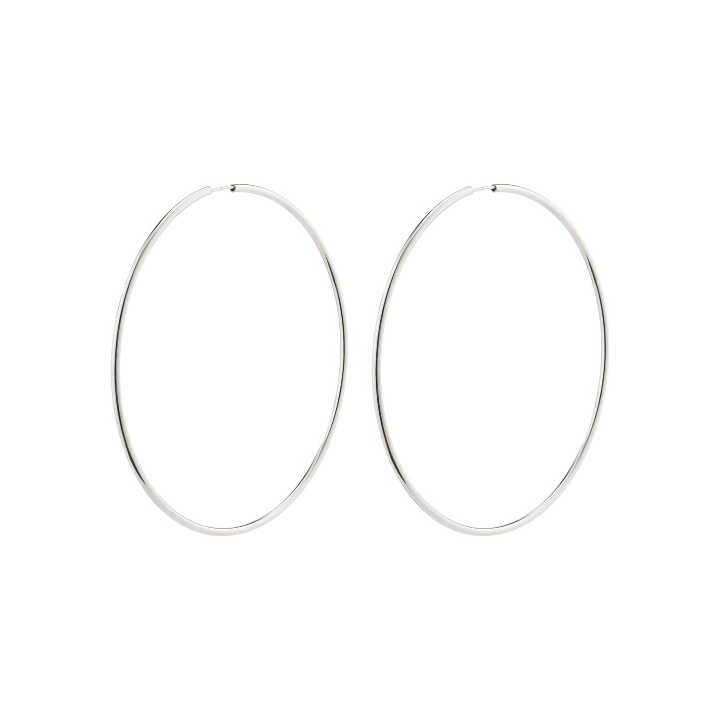 PE April Recycled Maxi-Size Hoop Silver