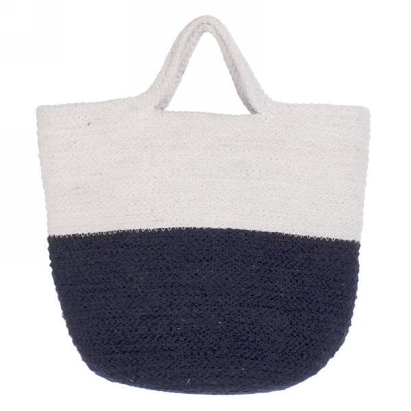 Small Bag in Blue & White