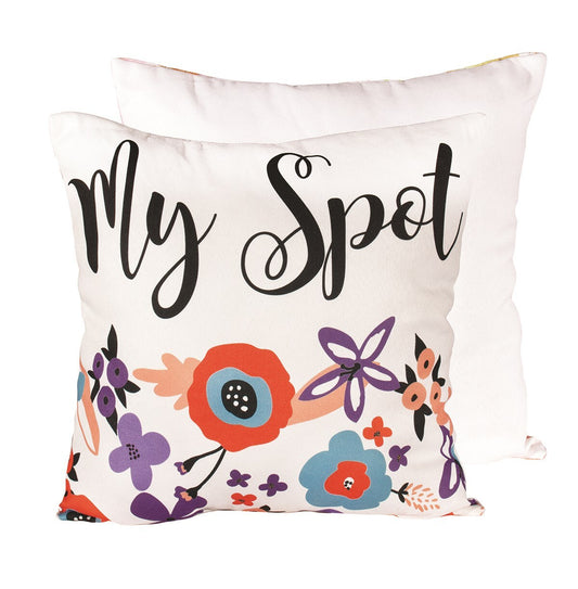 SET2 18x18 Pillows My Spot/Your Spot