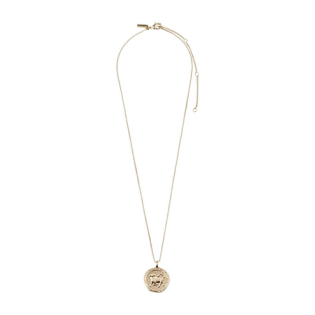 Pilgrim Taurus Horoscope Gold Crystal Necklace