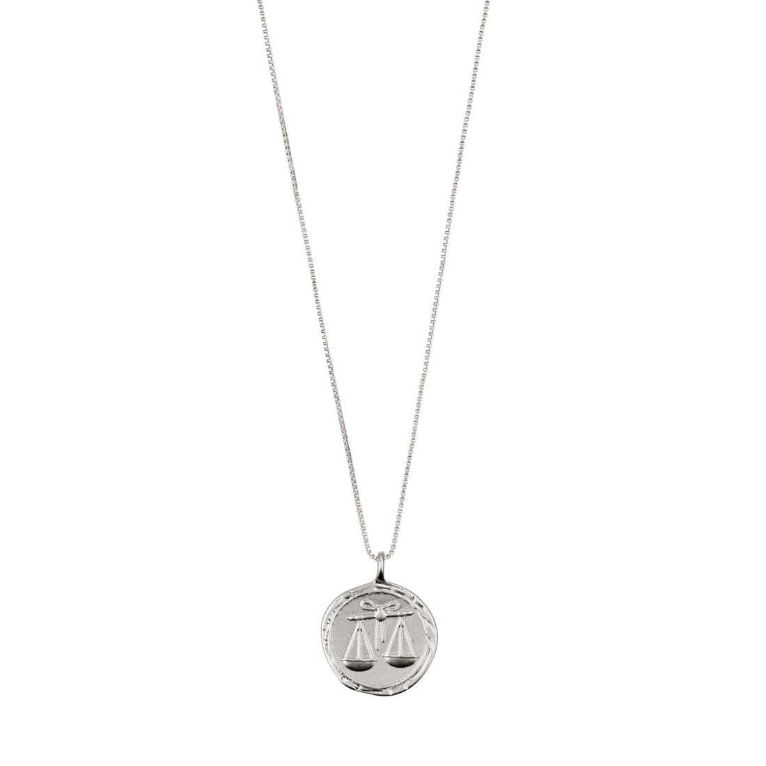 Pilgrim Necklace Libra Horoscope Silver Crystal