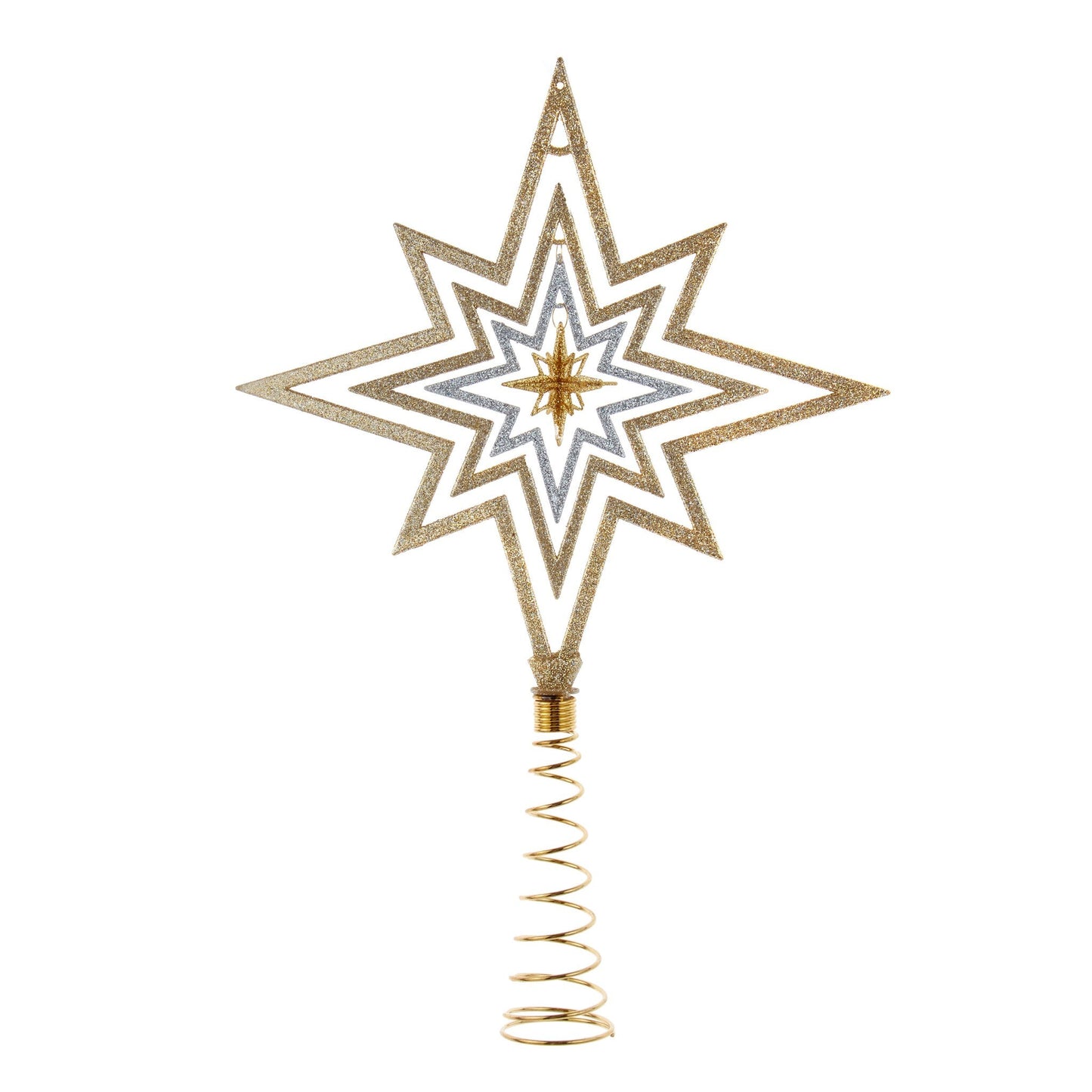 Tree Topper 14.6" Plastic Star Bethlehem Star
