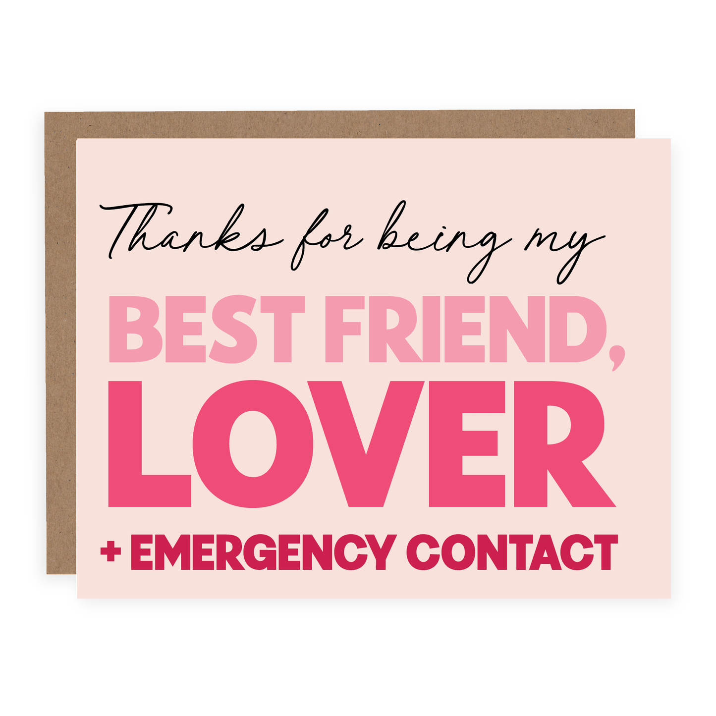 PBH Card Best Friend Lover Emergency Contact