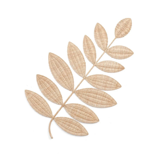 WALL DECO WILLOW LEAF NATURAL