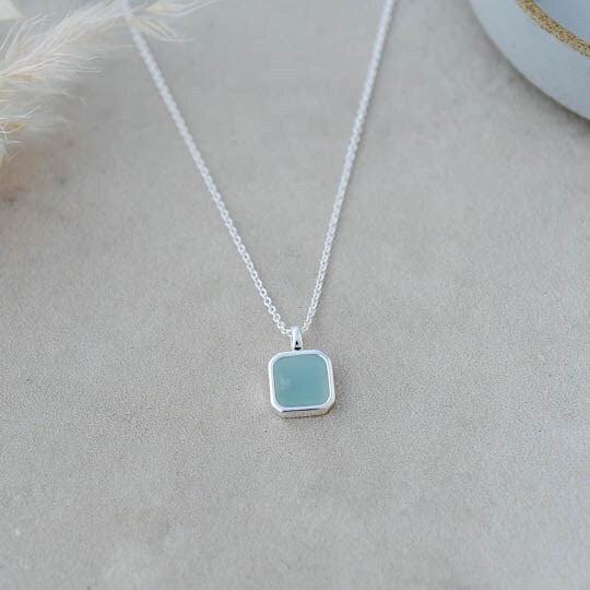 Glee Necklace Florence Silver Amazonite