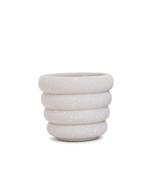 LULU PLANTER LARGE CEMENT TAUPE